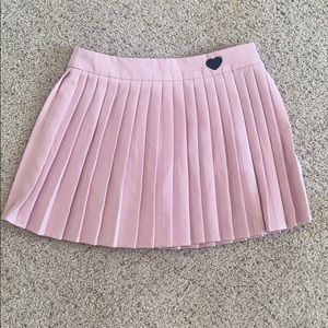 Shein Pleated Skirt with Heart